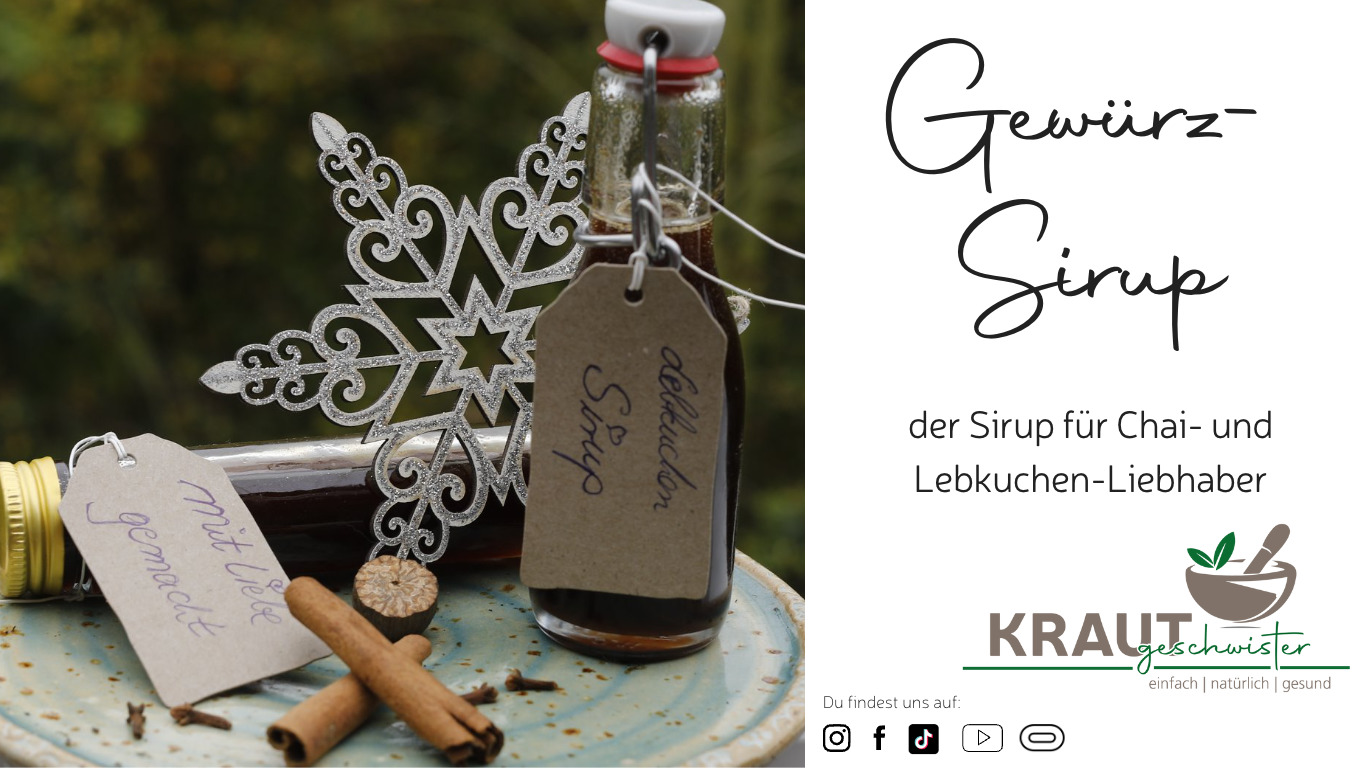 Mehr über den Artikel erfahren Gewürz-Sirup * Tee-Sirup * Chai-Sirup