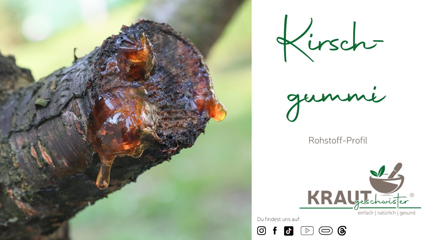 Kirschgummi Rohstoffprofil