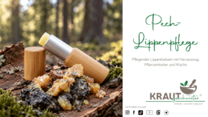 Pech-Lippenpflege mit Harz selber machen