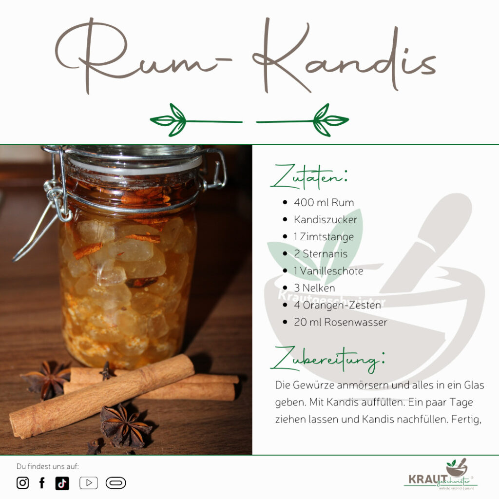 Rum-Kandis * Tee-Zucker