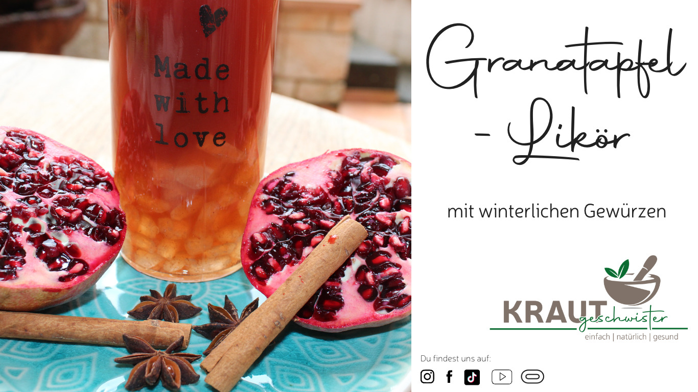 Read more about the article Winterlicher Granatapfel-Likör