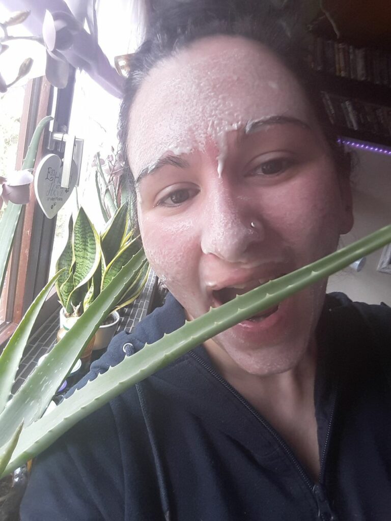 Aloe Vera Gesichtsmaske