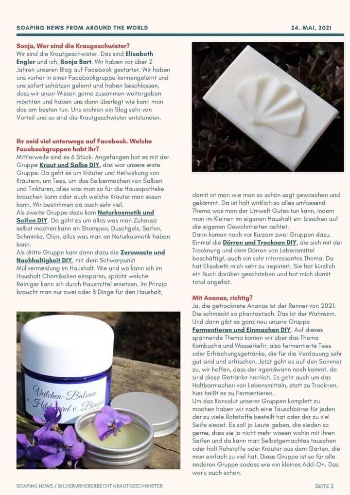 Krautgeschwister in den Soaping News von Eva Gomez