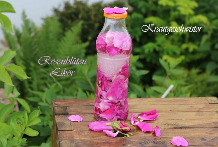 Rosen-Likör - Krautgeschwister