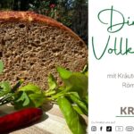 Dinkelvollkornbrot mit Kräutern aus dem Römertopf