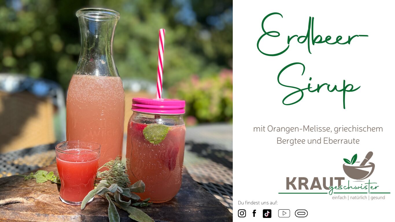 Mehr über den Artikel erfahren Erdbeer-Sirup