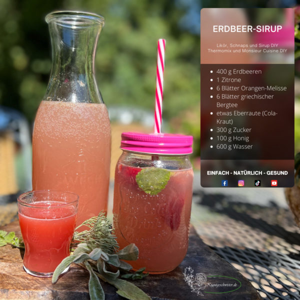Erdbeer-Sirup - Krautgeschwister