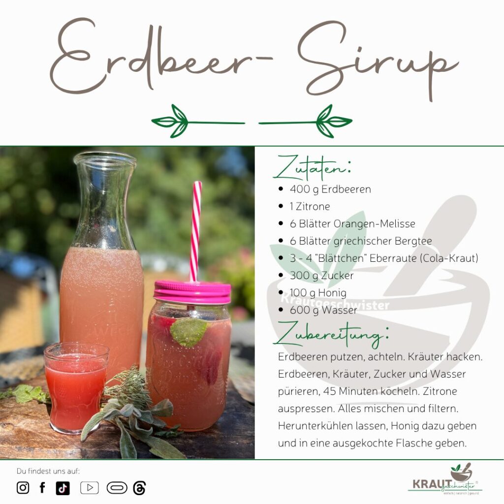 Erdbeer-Sirup