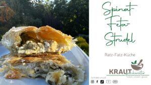 Spinat-Feta-Strudel mit frischen Kr&auml;utern