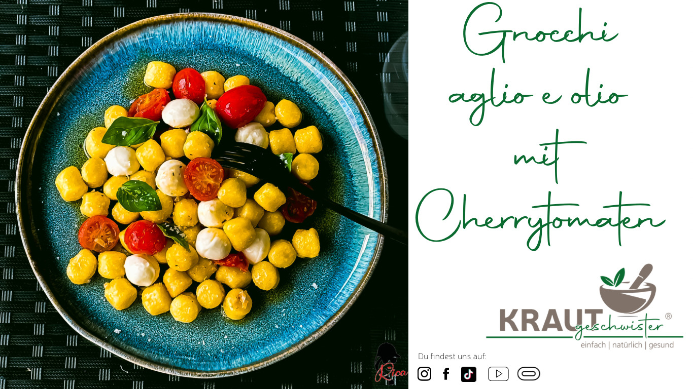 Read more about the article Gnocchi aglio e olio mit Cherry-Tomaten
