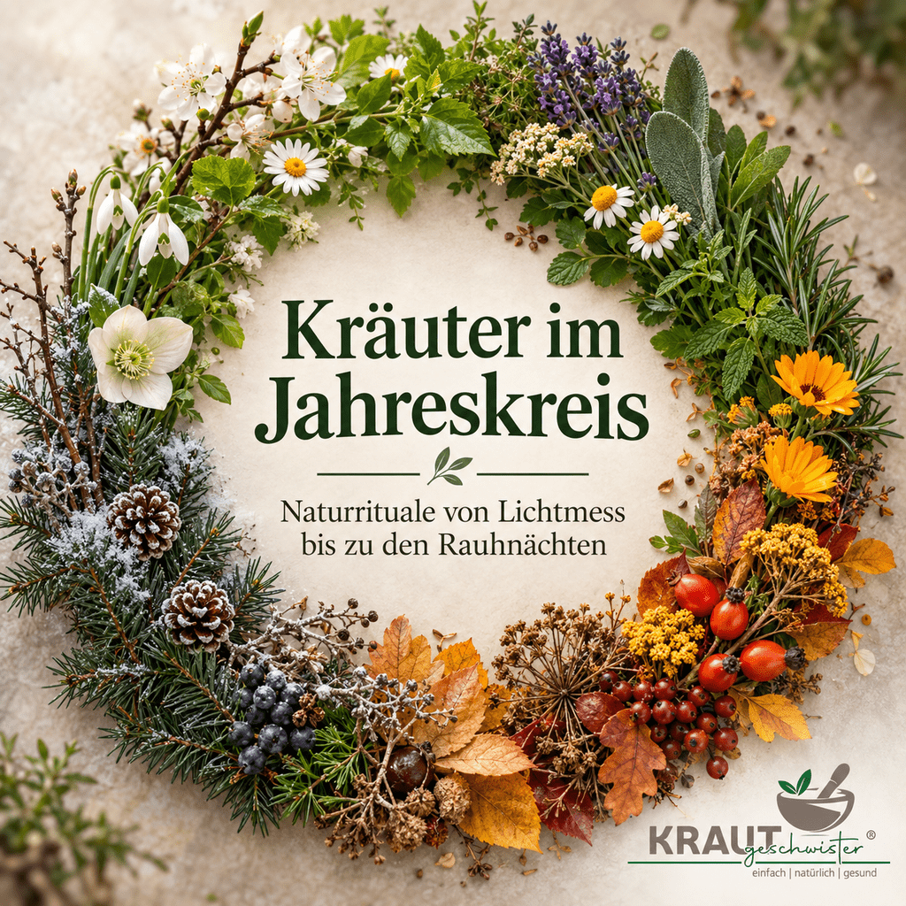 Kräuter im Jahreskreis – Naturrituale von Lichtmess bis Rauhnächte