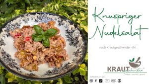 Knuspriger Nudelsalat