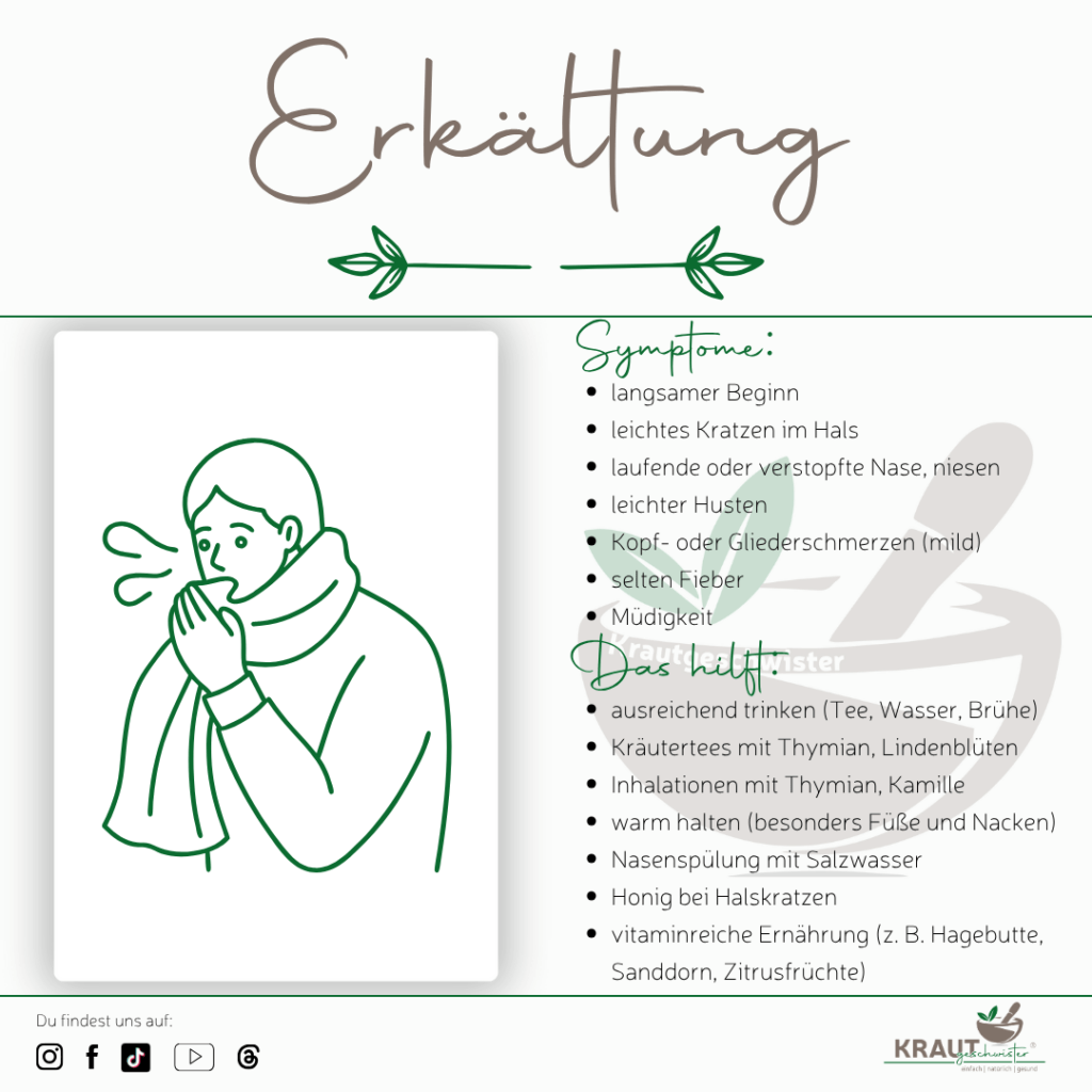 Erkältung, Grippe und grippaler Infekt