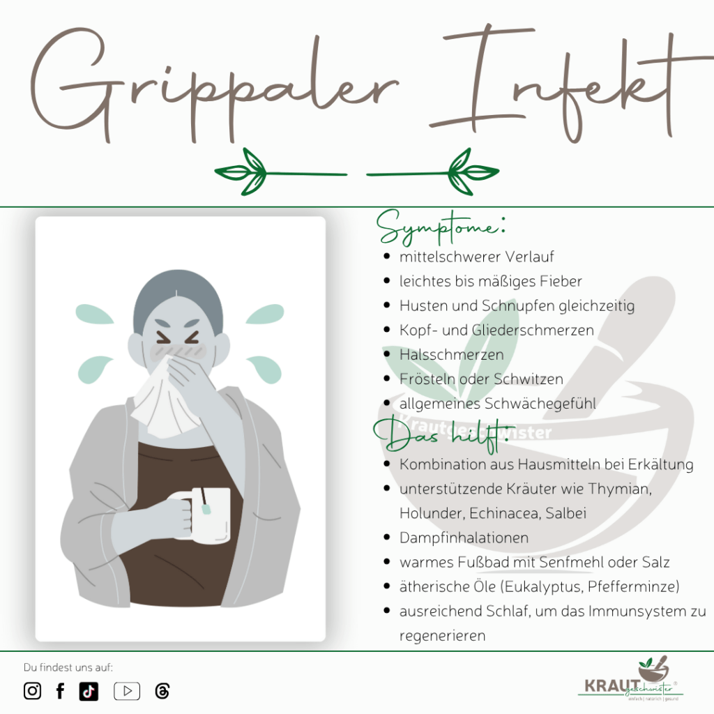 Erkältung, Grippe und grippaler Infekt
