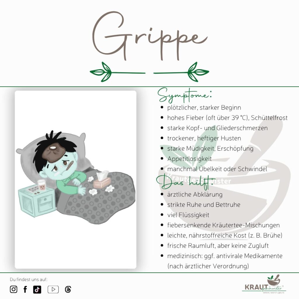 Erkältung, Grippe und grippaler Infekt