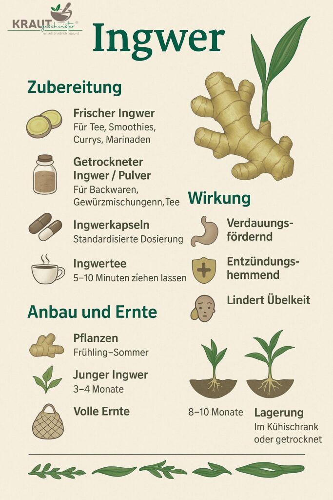 Ingwer – Die scharfe Wurzel, die Leib und Seele wärmt