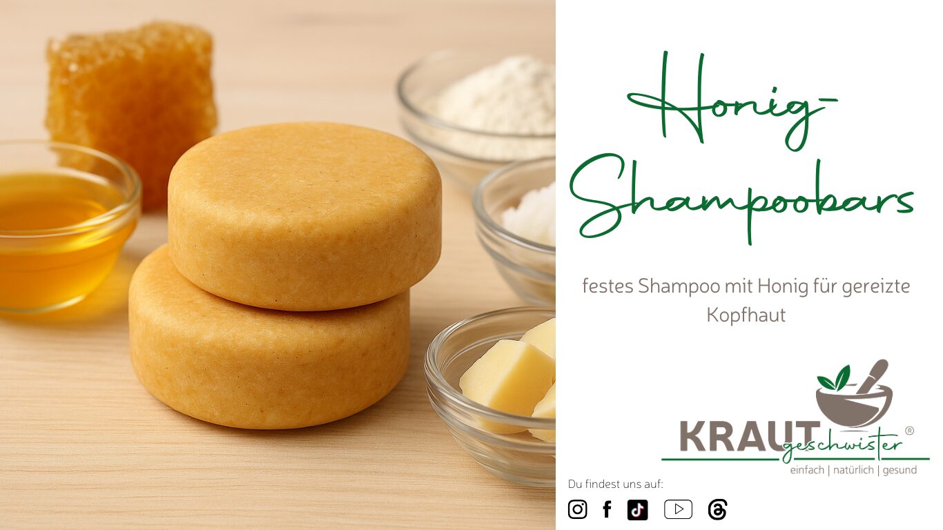 DIY Shampoobars mit Honig für gereizte Kopfhaut