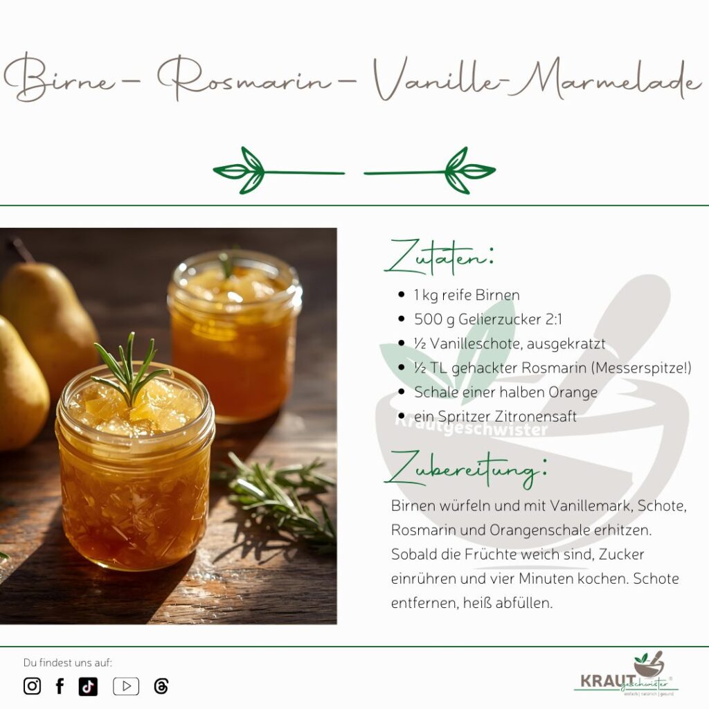 Weihnachtsmarmeladen – Früchte, Gewürze und Kräuter des Winters im Glas