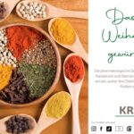 Das grüne Weihnachtsgewürzregal