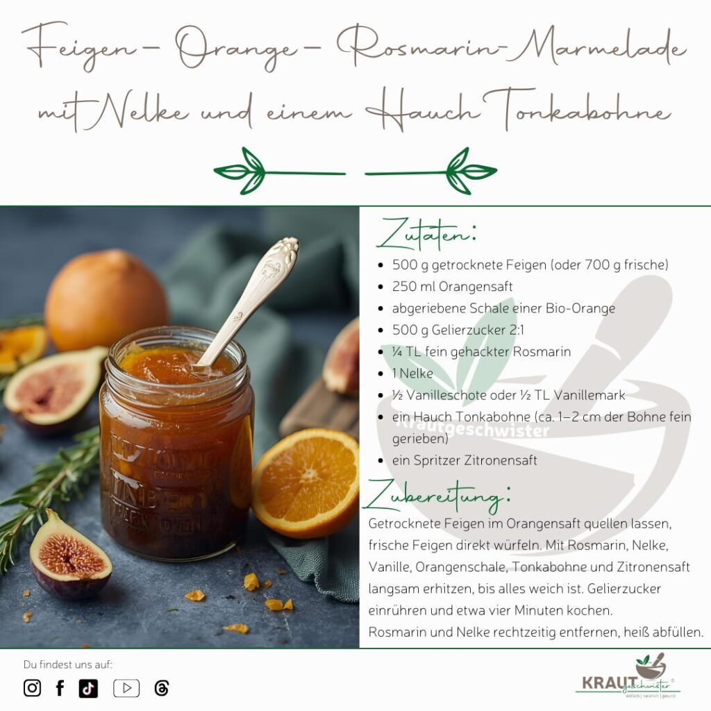 Weihnachtsmarmeladen – Früchte, Gewürze und Kräuter des Winters im Glas