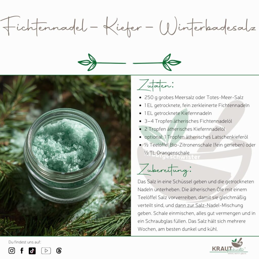 Winterduft, Waldwärme und ein freierer Atem – Fichtennadelbad und Co in der Weihnachtszeit