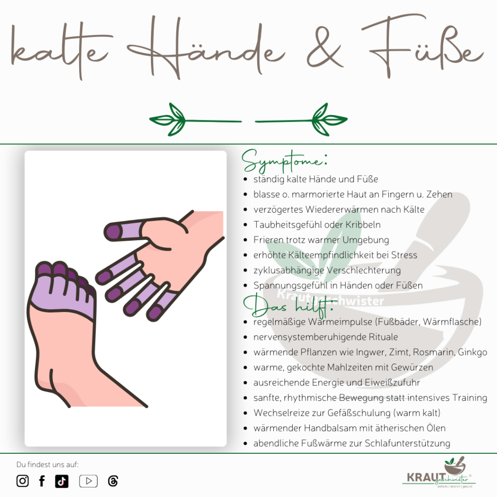 Ständig kalte Hände und Füße