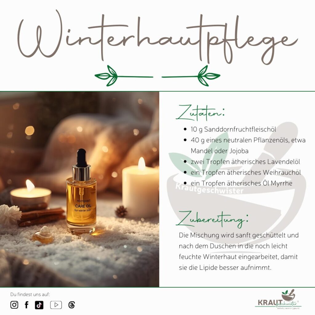 Winterhaut naturheilkundlich unterstützen