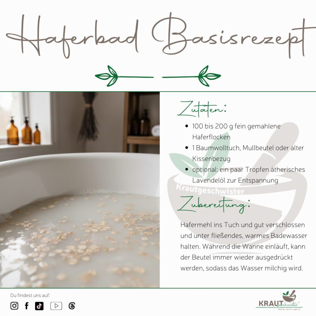 Haferbad und Haferstempel