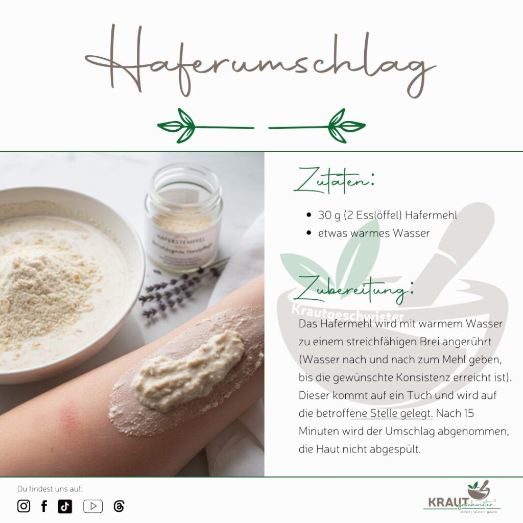 Haferbad und Haferstempel