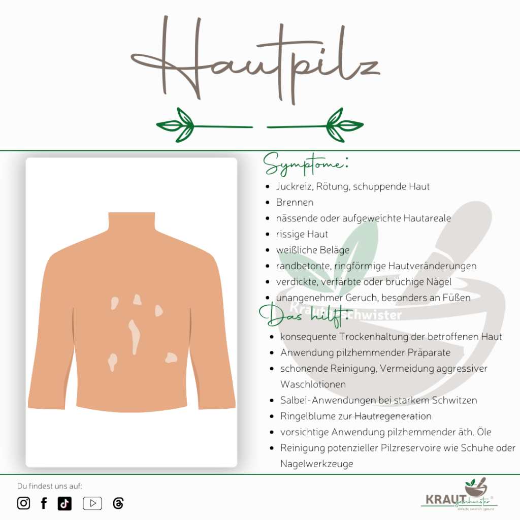 Hautpilz nat&uuml;rlich bek&auml;mpfen