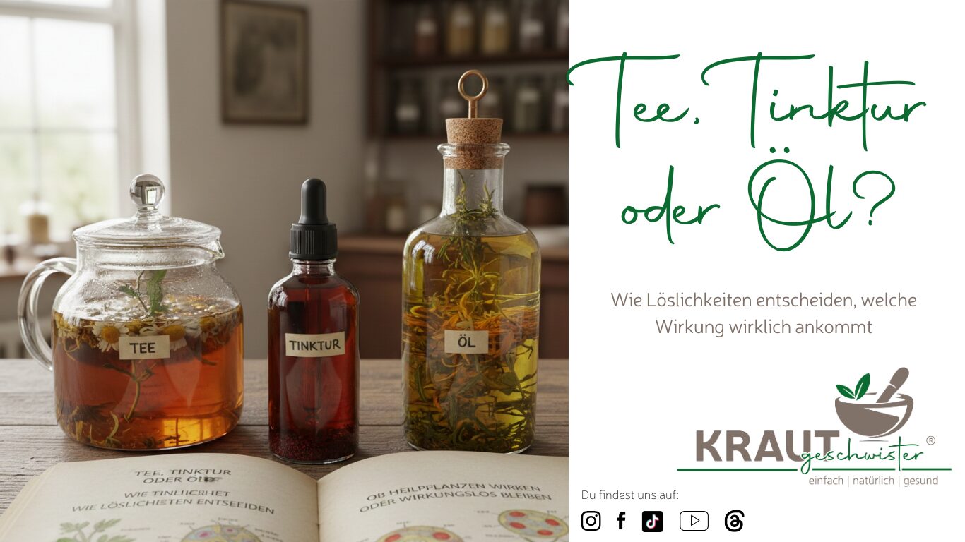Tee, Tinktur oder &Ouml;l?