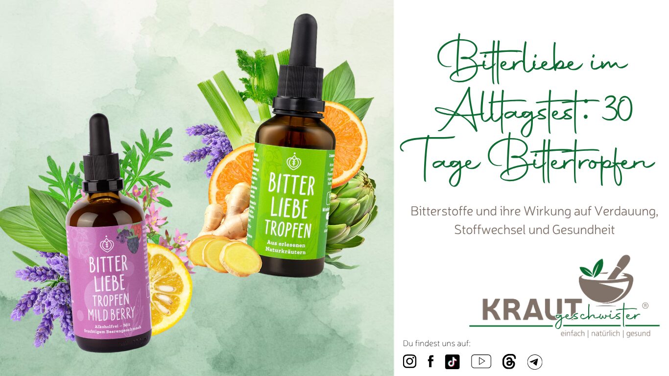 Bitterliebe im Alltagstest: 30 Tage Bittertropfen