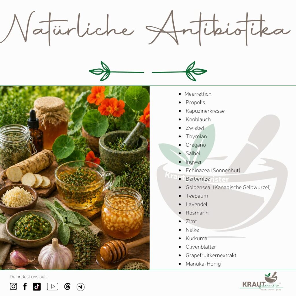 Nat&uuml;rliche Antibiotika aus dem Kr&auml;utergarten