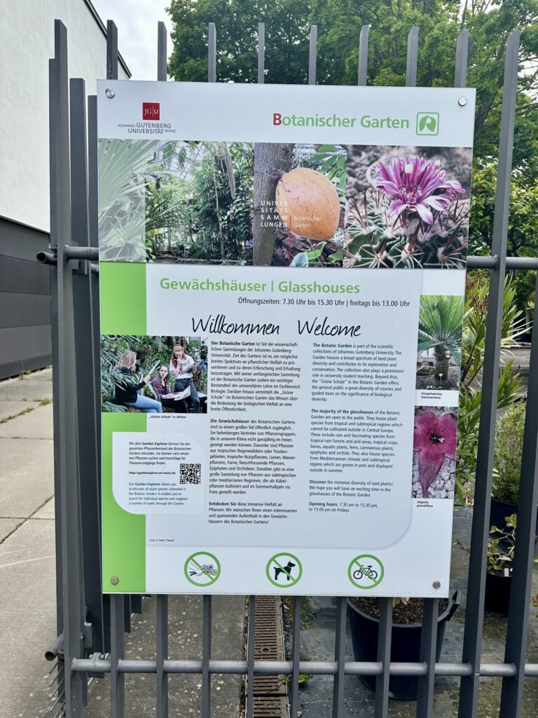 Pflanzenrausch im Botanischen Garten Mainz 🌿