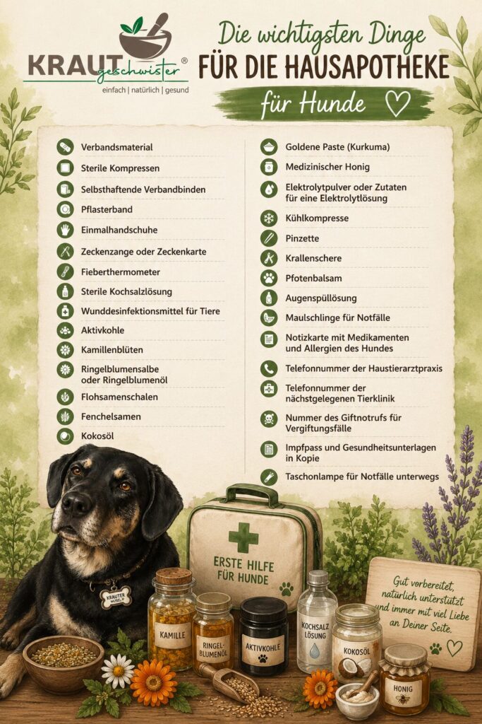 Die natürliche Hausapotheke für Hunde