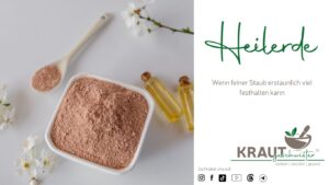 Heilerde: Wenn feiner Staub erstaunlich viel festhalten kann