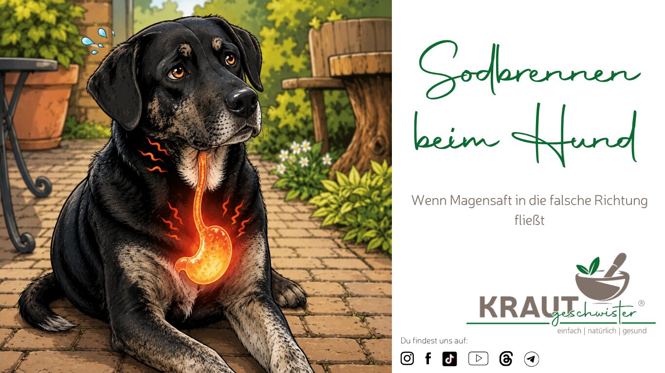Sodbrennen beim Hund: Wenn Magensaft in die falsche Richtung flie&szlig;t