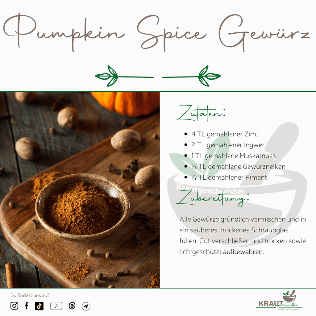 Pumpkin Spice Gew&uuml;rz selber machen